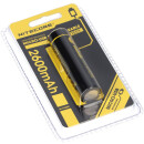 Nitecore Li-Ion Akku Typ 18650 NL1826R 2600 mAh mit...