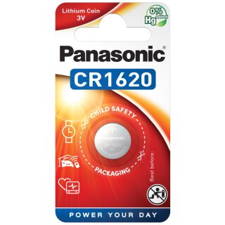 Panasonic CR1620 3V Lithium Knopfzelle Blister