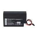 Charger with 2x lead-acid battery 12v 0.8Ah 12ls-0.8 home and home Molex connector