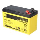 SUN Battery SB12-7.2LV0 AGM Akku 12V 7,2Ah Blei-Akku mit VDS