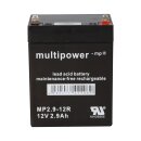 Multipower MP2,9-12R AGM Bleiakku 12V 2,9Ah – F4,8...