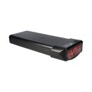 Luggage carrier e-bike battery with rear light compatible with Ansmann - 36v 10.4Ah