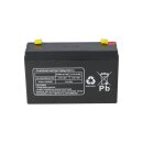 Set - lead battery and charger - 6v 12Ah Multipower battery 0,6a charger