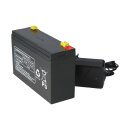 Set - lead battery and charger - 6v 12Ah Multipower battery 0,6a charger