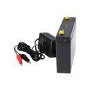 Set - lead battery and charger - 6v 7Ah Multipower battery 0.6a charger