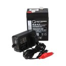 Q-Batteries 6LS-4.5 Akku-Ladegerät-Set 6V 4,5Ah – passend für Notlicht, Alarm & Modellbau