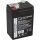 Set - lead battery and charger - 6v 4,5Ah Q-Batteries battery 0,6a charger