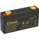 Set - lead battery and charger - 6v 1,2Ah KungLong...