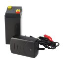 Set - lead battery and charger - 6v 4,5Ah KungLong battery 0,6a charger