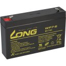 Set - lead battery and charger - 6v 7Ah KungLong battery 0,6a charger