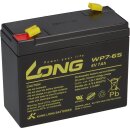 set - lead battery and charger - 6v 7Ah s KungLong battery 0.6a charger