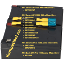 Replacement battery compatible for apc rbc6 apc Smart ups 700/1000/1500 and Back ups Pro 1000