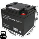 Lead-acid battery compatible e-mobile Cascare 2x 12v 50Ah mp