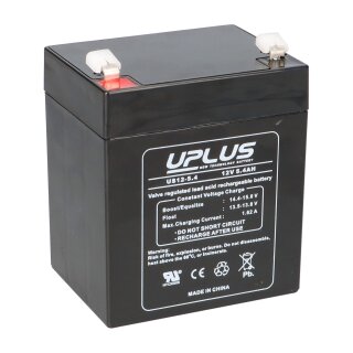 UPlus 12V 5,4Ah Bleiakku AGMUS12-5.4 T2 F2 6,3mm