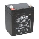 UPlus 12V 5,4Ah Bleiakku AGMUS12-5.4 T2 F2 6,3mm