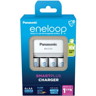 eneloop Smart & Quick Charger BQ-CC55 mit überladeschutz