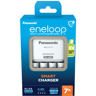 eneloop BQ-CC17 Advanced Charger inkl. 4x AA Akkus