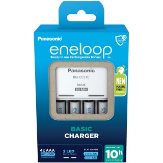 eneloop BQ-CC51 Basic Charger inkl. 4x AAA Akkus