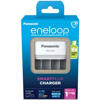 eneloop BQ-CC55 Smart & Quick Charger mit Überladeschutz unbestückt