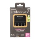 eneloop pro BQ-CC55 Smart & Quick Charger mit Überladeschutz inkl. 4x AA Akkus