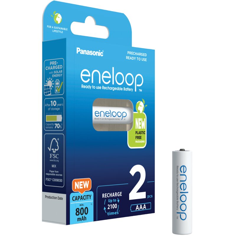 Panasonic Eneloop Nimh-Micro Akku, 800Mah, 2 Stück - Bild 4