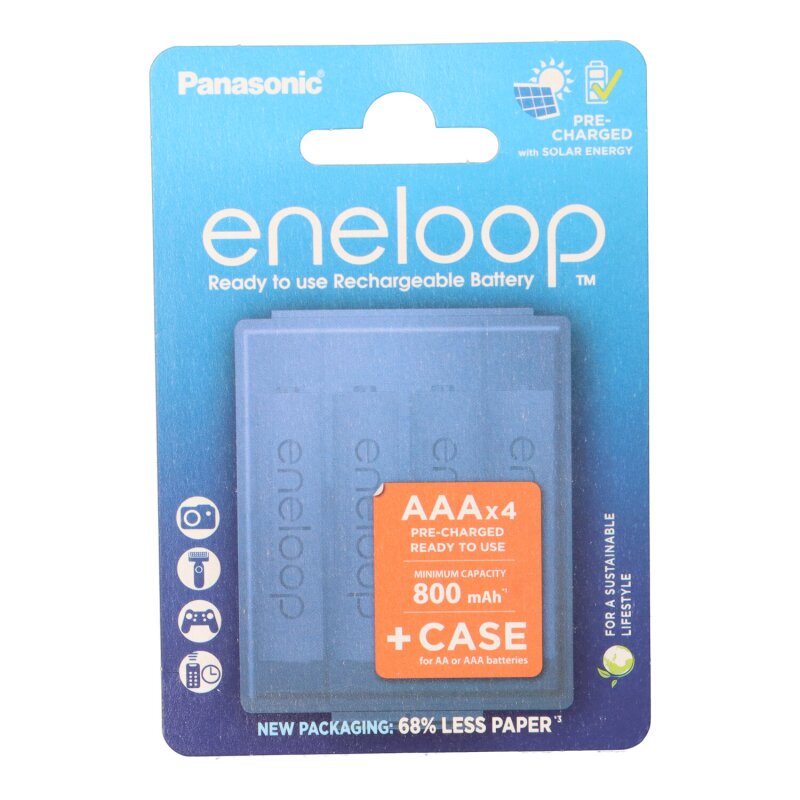 Panasonic eneloop BK-4MCDE - Battery 4 x AAA - NiMH - rechargeable - 800 mAh - Bild 4