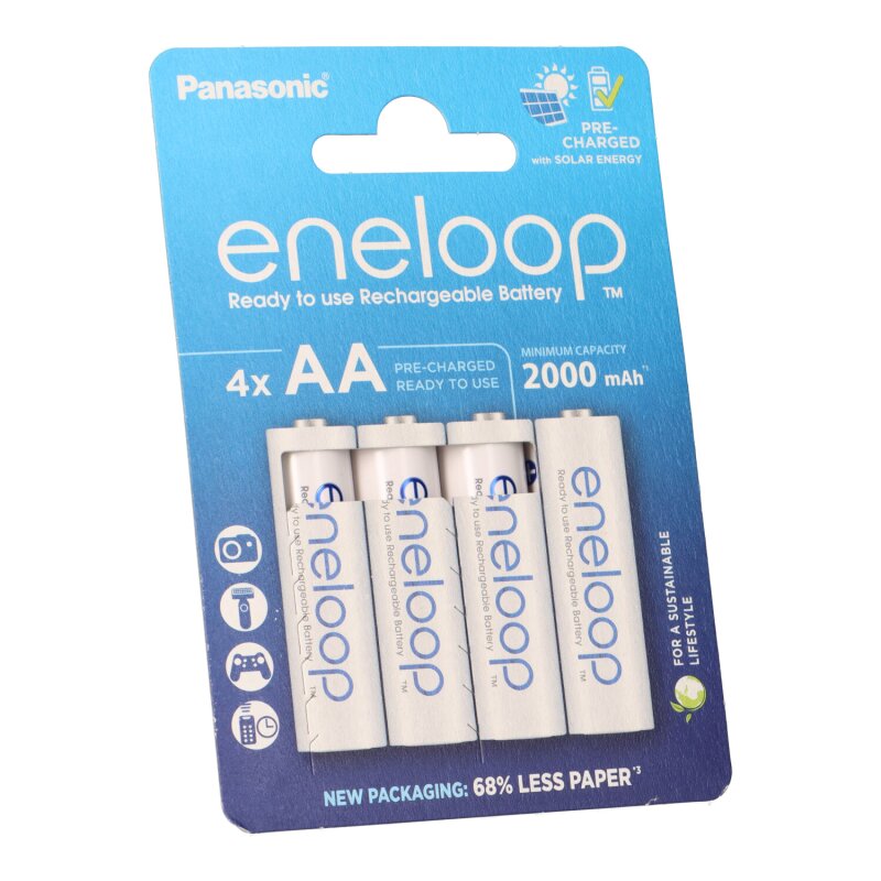 Panasonic Eneloop Aa 2000 Mah 4Er Mignon Blister (Bk-3Mcde/4Be) - Bild 8