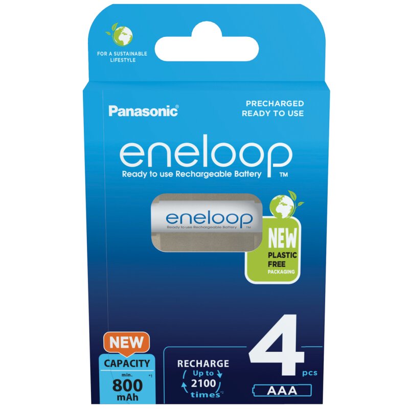 Panasonic Eneloop (4 Stk., AAA, 800 mAh), Batterien + Akkus - Bild 7