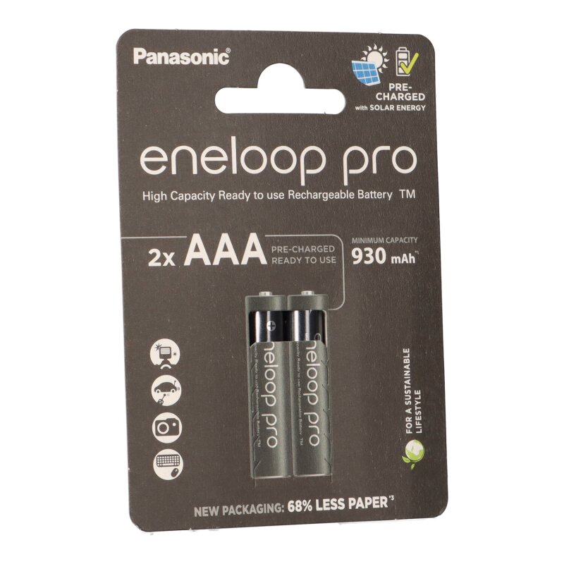 Panasonic eneloop pro BK-4HCDE2BE battery - 2 x AAA - NiMH - Bild 4