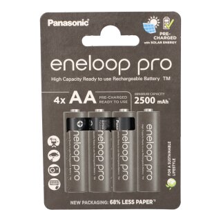 eneloop pro Mignon Akku BK-3HCDE/4BE Ni-MH 1,2V / 2500mAh