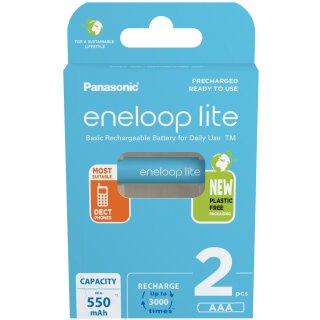 eneloop lite Micro Akku BK-4LCCE/2BE Ni-MH 1,2V / 550mAh