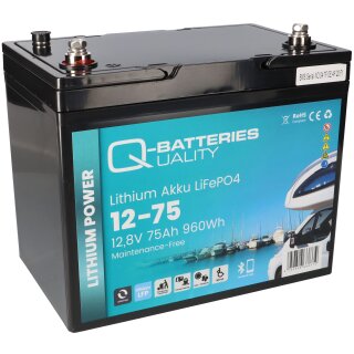 Q-Batteries Lithium Wohnmobilbatterie 12-150 12,8V 150Ah 1920Wh