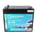 Q-Batteries LiFePO4 Akku 12-75 12,8V 75Ah mit Bluetooth