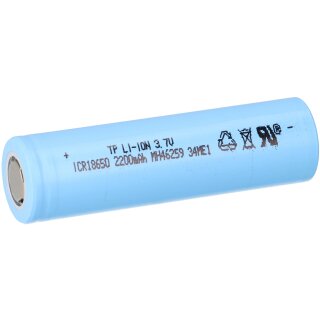 TerraE INR18650 22 E 3,6V 2200 mAh max. 15A Li-Ion