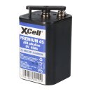 4r25 XCell Premium 45 block battery 6v 45Ah for construction site lamp