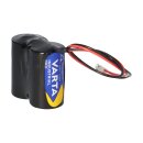 1x replacement battery compatible with abus Security-Center for 2WAY wireless siren