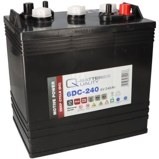 Batterie 6DC-240 6V 240Ah kompatibel Trojan T-125 T-125 Plus Crown CR-235 CR 240 HD US125 US125DT