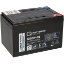 Q-Batteries 12LCP-15 12 V 15 Ah AGM Deep-Cycle-Akku