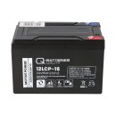 Q-Batteries 12lcp-15 12v 15Ah lead battery scooter compatible