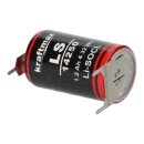 Kraftmax Li 3,6V Batterie mit Pins - -/+ LS14250 1/2 AA