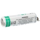 Saft Lithium 3,6V Batterie LS14500-2PF AA - pin +/-
