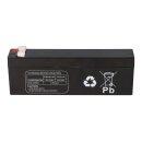 Multipower MP2,6-12 AGM Bleiakku 12V 2,6Ah – F4,8 mm