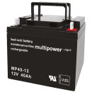 Multipower Blei-Akku MP40-12 Pb 12V 40Ah M6...