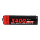 XCell Li-Ion 18650 Akku 3,7V 3400mAh PCM protected for Flashlights