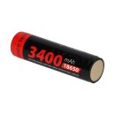 XCell Li-Ion 18650 Akku 3,7V 3400mAh PCM protected for Flashlights