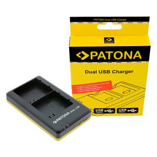 PATONA Dual USB Ladegerät Arlo A-7A A-14 Pro 3 Pro 4