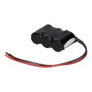 Mexcel Notleuchtenakku 3,6V 1500mAh NiCd F1x3 Sub-C – Silikonkabel