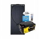 Wohnmobil Solar-Set 100W 78 Ah AGM Batterie Victron MPPT Solarladeregler Autark Paket