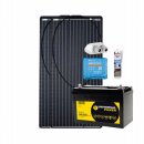 Wohnmobil Solar-Set 200W AGM 120 Ah Batterie Victron MPPT...