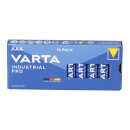 10x VARTA Industrial Pro AAA LR03 1,5V Alkaline – Micro 4003